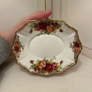Vintage Royal Albert “Old Country Roses” Trinket Dish